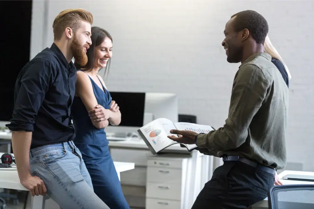 group business people working as team find solution group registered retirement savings plan